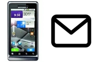 Configurer le courrier dans Motorola MILESTONE 2 ME722