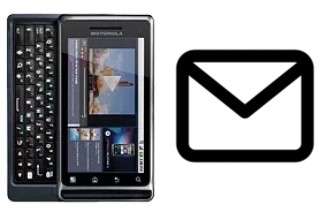 Configurer le courrier dans Motorola MILESTONE 2