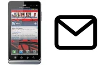 Configurer le courrier dans Motorola MILESTONE 3 XT860