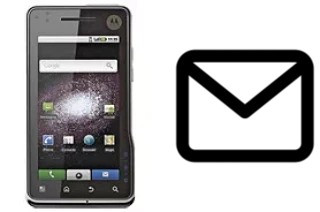 Configurer le courrier dans Motorola MILESTONE XT720