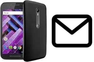 Configurer le courrier dans Motorola Moto G Turbo Edition