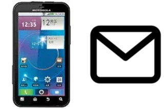 Configurer le courrier dans Motorola MOTO ME525