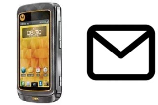 Configurer le courrier dans Motorola MT810lx