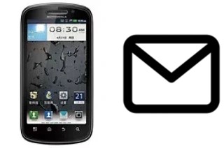 Configurer le courrier dans Motorola MOTO XT882