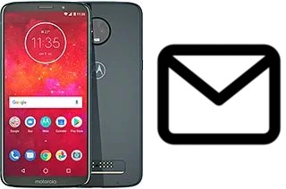 Configurer le courrier dans Motorola Moto Z3