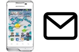 Configurer le courrier dans Motorola Motoluxe XT389