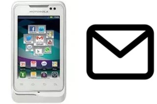 Configurer le courrier dans Motorola Motosmart Me XT303