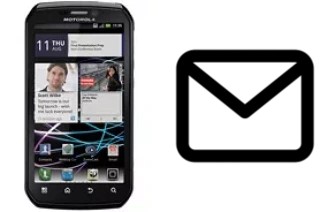 Configurer le courrier dans Motorola Photon 4G MB855