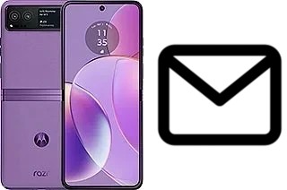 Configurer le courrier dans Motorola Razr 40