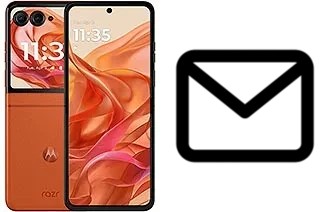 Configurer le courrier dans Motorola razr 2024