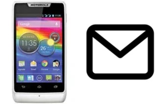 Configurer le courrier dans Motorola RAZR D1