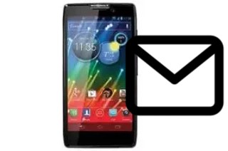 Configurer le courrier dans Motorola RAZR HD