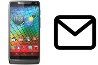 Configurer le courrier dans Motorola RAZR i XT890