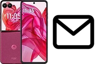 Configurer le courrier dans Motorola razr+ 2024