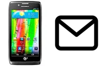 Configurer le courrier dans Motorola RAZR V MT887