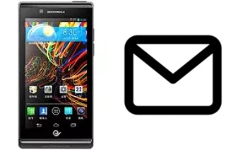 Configurer le courrier dans Motorola RAZR V XT889