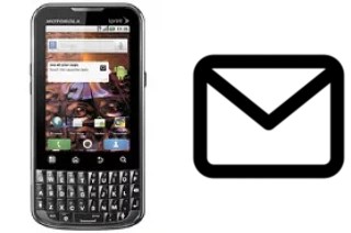 Configurer le courrier dans Motorola XPRT MB612