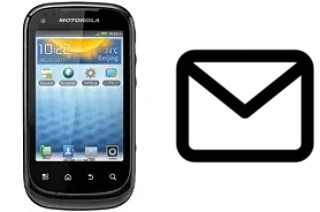 Configurer le courrier dans Motorola XT319