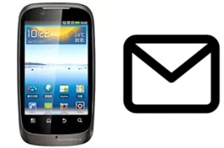 Configurer le courrier dans Motorola XT532