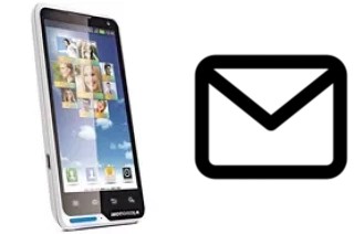 Configurer le courrier dans Motorola MOTO XT615