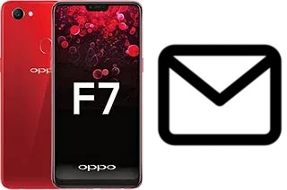 Configurer le courrier dans Oppo F7