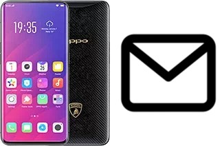 Configurer le courrier dans Oppo Find X Lamborghini Edition