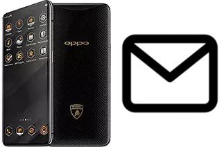 Configurer le courrier dans Oppo Find X Lamborghini