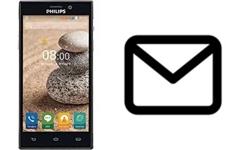 Configurer le courrier dans Philips V787