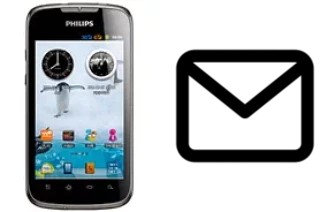 Configurer le courrier dans Philips W635