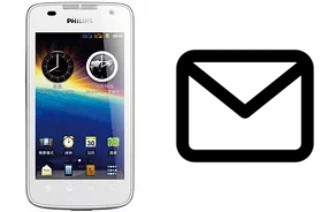 Configurer le courrier dans Philips W6350