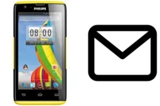 Configurer le courrier dans Philips W6500