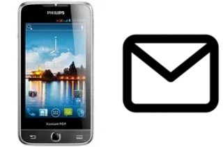 Configurer le courrier dans Philips W736