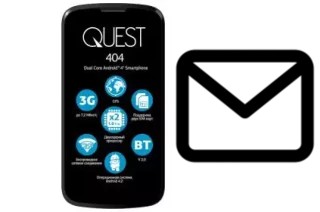 Configurer le courrier dans Qumo Quest 404