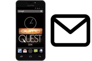 Configurer le courrier dans Qumo Quest 504