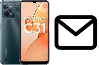 Configurer le courrier dans Realme C31