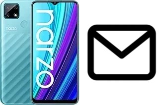 Configurer le courrier dans Realme Narzo 30A