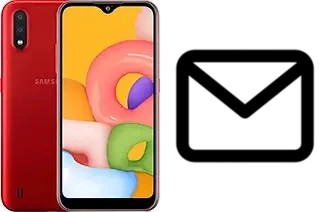 Configurer le courrier dans Samsung Galaxy A01