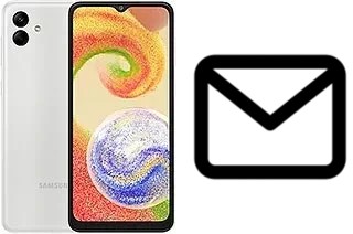 Configurer le courrier dans Samsung Galaxy A04