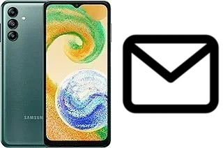 Configurer le courrier dans Samsung Galaxy A04s