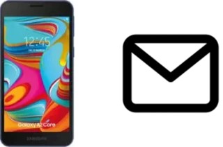 Configurer le courrier dans Samsung Galaxy A2 Core