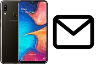 Configurer le courrier dans Samsung Galaxy A20