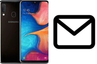 Configurer le courrier dans Samsung Galaxy A20e