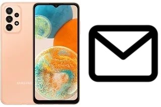 Configurer le courrier dans Samsung Galaxy A23 5G