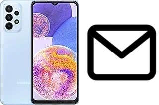 Configurer le courrier dans Samsung Galaxy A23