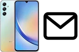 Configurer le courrier dans Samsung Galaxy A34