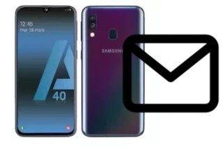 Configurer le courrier dans Samsung Galaxy A40s