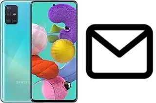 Configurer le courrier dans Samsung Galaxy A51