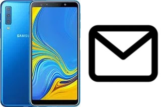 Configurer le courrier dans Samsung Galaxy A7 (2018)