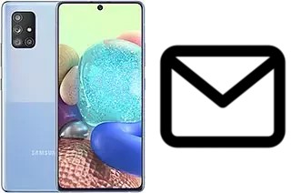 Configurer le courrier dans Samsung Galaxy A Quantum