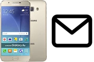 Configurer le courrier dans Samsung Galaxy A8 Duos